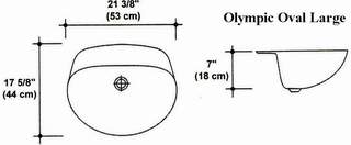 Olympic Oval Large Sink