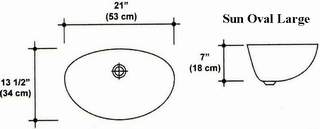 13 1/2" X 21" Sun Oval Large Floating Bowl Mold, Utilized with Adjustable All Purpose, No-Bowl Mold