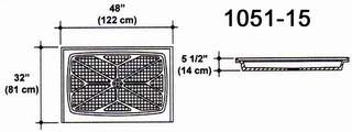 32" X 48" Shower Pan Mold