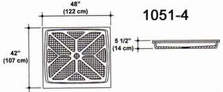 42" X 48" Shower Pan Mold