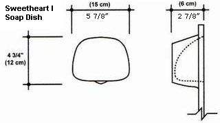 Sweetheart I Soap Dish Mold