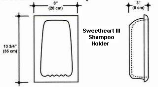 Sweetheart III Shampoo Holder Mold