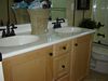 Attractive Bullnose Edges on bathroom vanity top.